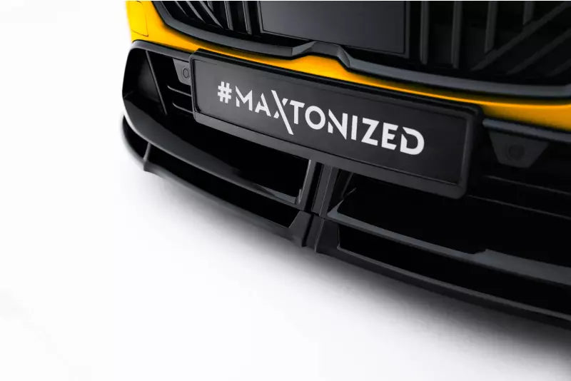 Maxton Design Frontlippe V.3 für BMW 1er M-Paket F70 Hochglanz schwarz – Ansicht 3