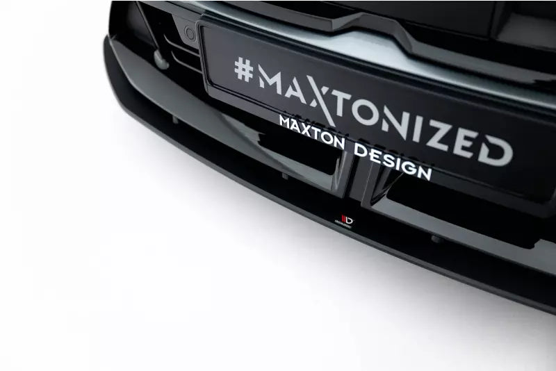 Maxton Design Street Pro Frontlippe für BMW M135i F70 schwarz – Ansicht 3