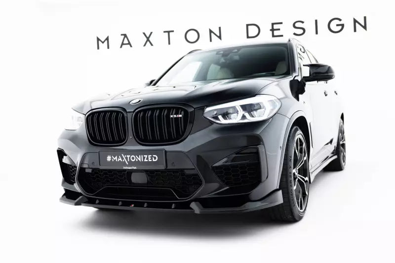Maxton Design Frontlippe für BMW X3M F97 Hochglanz schwarz – Ansicht 1