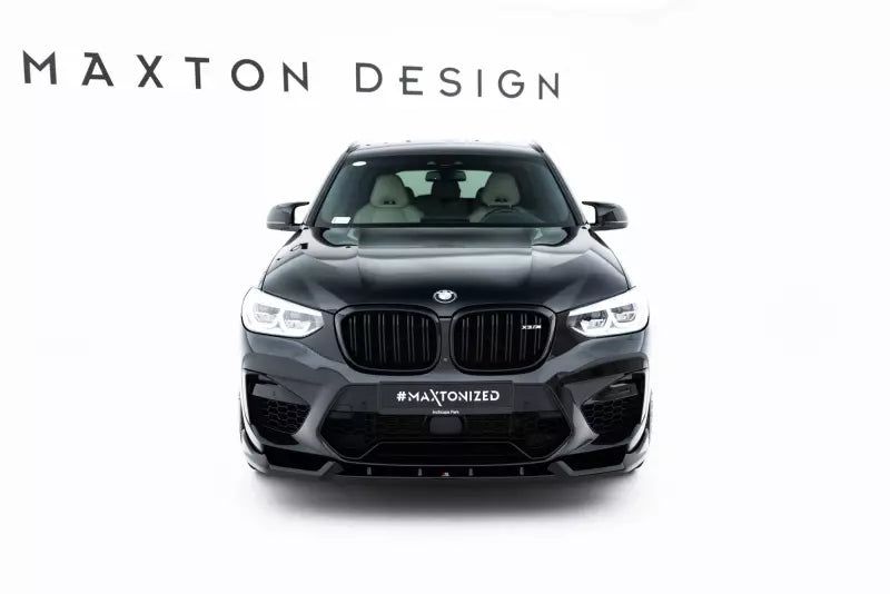 Maxton Design Frontlippe für BMW X3M F97 Hochglanz schwarz – Ansicht 2
