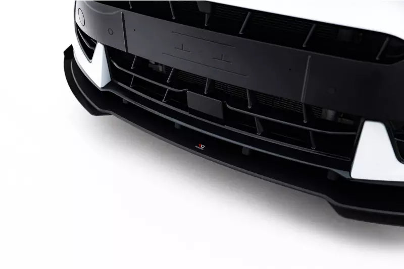 Maxton Design Street Pro Frontlippe mit Flaps für Cupra Formentor Mk1 Facelift matt schwarz mit Hochglanz Flaps – Ansicht 3