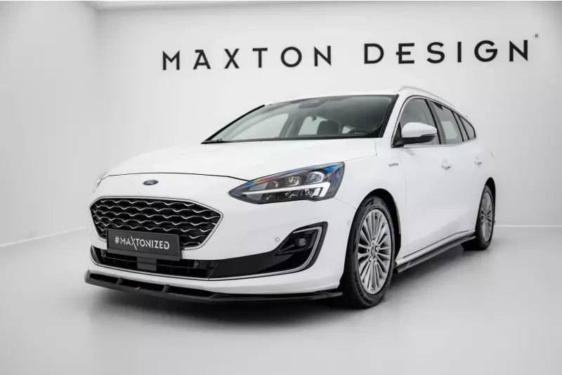 Maxton Design Frontlippe V.1 für Ford Focus Vignale Mk4 Hochglanz schwarz – Ansicht 1