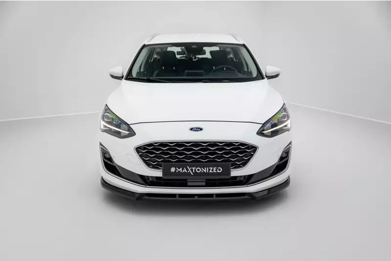 Maxton Design Frontlippe V.2 für Ford Focus Vignale Mk4 Hochglanz schwarz – Ansicht 2