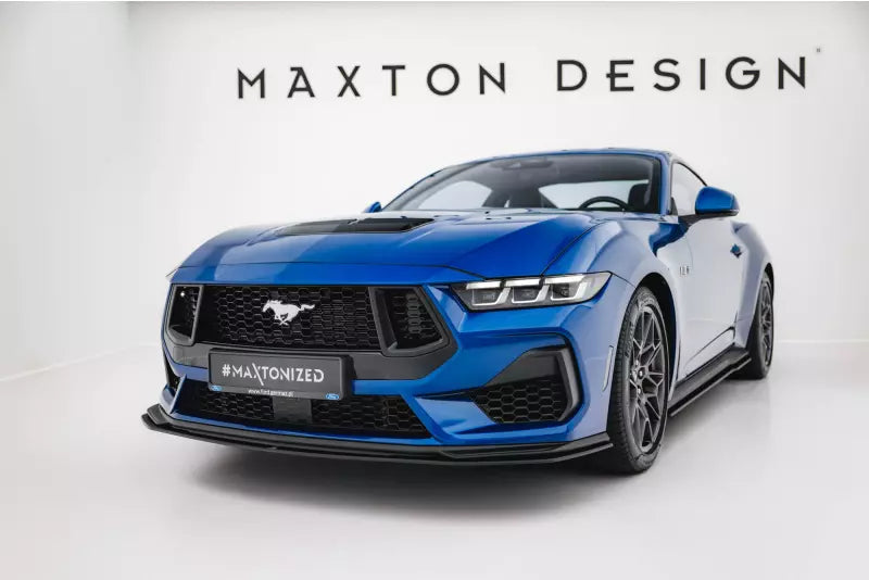 Maxton Design Street Pro Frontlippe für Ford Mustang GT Mk7 schwarz – Ansicht 1