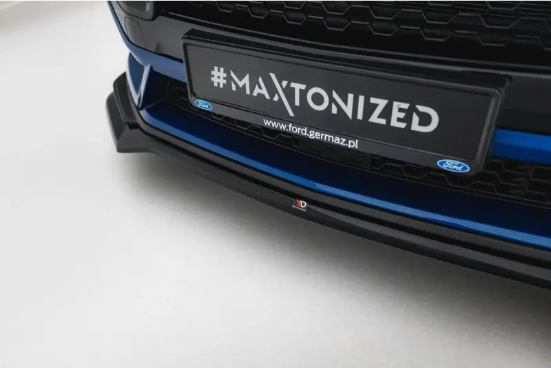 Maxton Design Frontlippe V.1 für Ford Mustang GT Mk7 Hochglanz schwarz – Ansicht 4