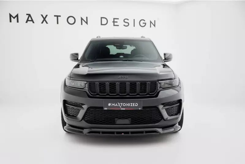 Maxton Design Frontlippe für Jeep Grand Cherokee Trailhawk Mk5 Hochglanz schwarz – Ansicht 2