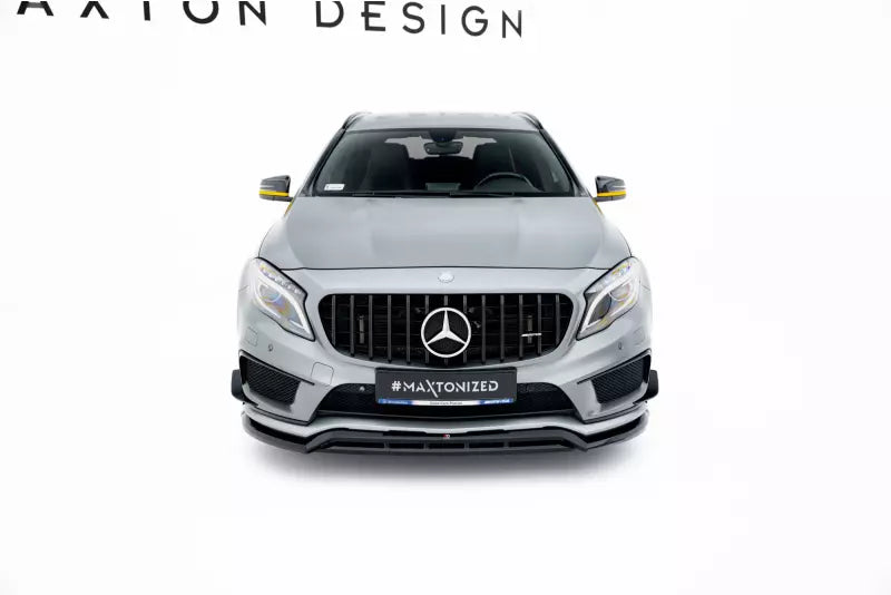 Maxton Design Frontlippe für Mercedes GLA 45 AMG Off-roader X156 Hochglanz schwarz – Ansicht 2
