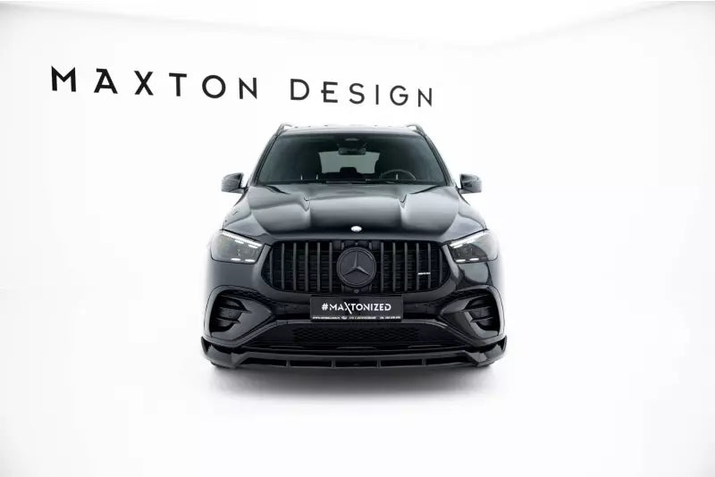 Maxton Design Frontlippe für Mercedes-AMG GLE 53 / AMG-Line SUV / Coupe W167 Facelift / C167 Facelift Hochglanz schwarz – Ansicht 2