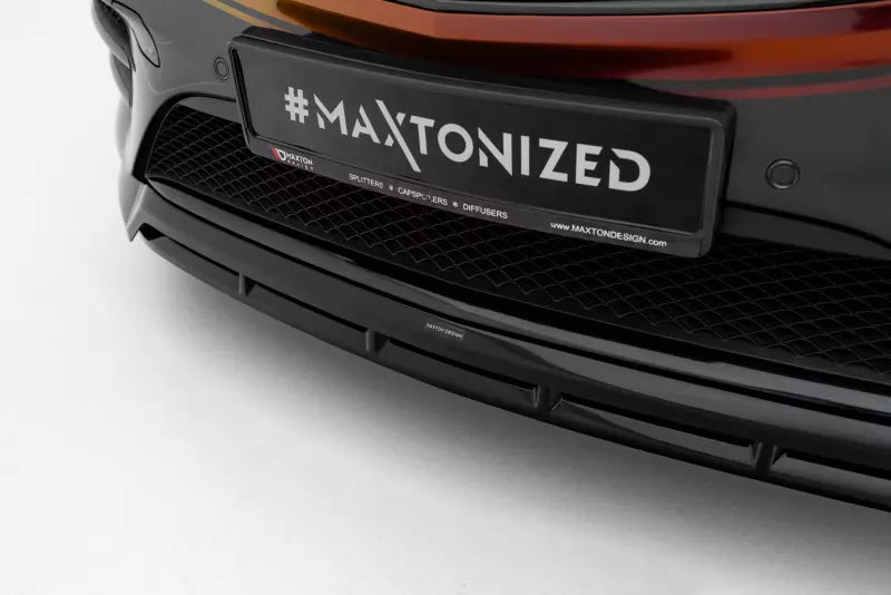 Maxton Design Frontlippe V.6 für Mercedes V-Klasse AMG-Line W447 Facelift Hochglanz schwarz – Ansicht 3