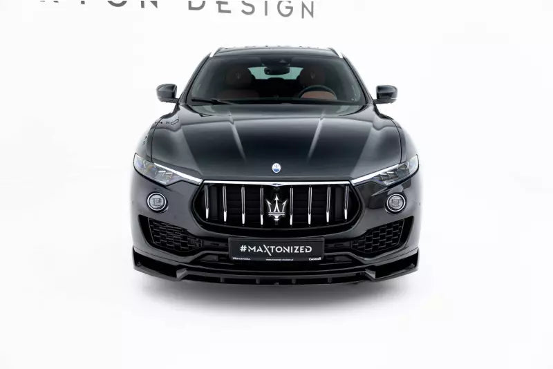 Maxton Design Frontlippe für Maserati Levante GT Mk1 Facelift Hochglanz schwarz – Ansicht 2