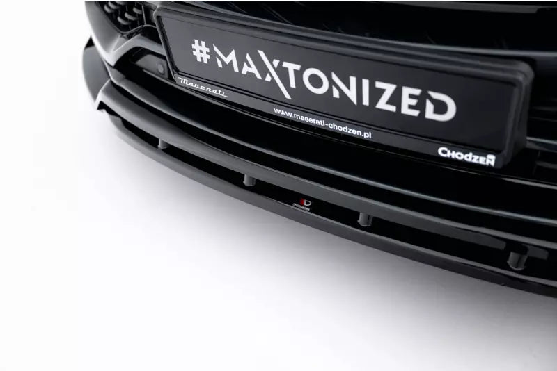 Maxton Design Frontlippe für Maserati Levante GT Mk1 Facelift Hochglanz schwarz – Ansicht 3