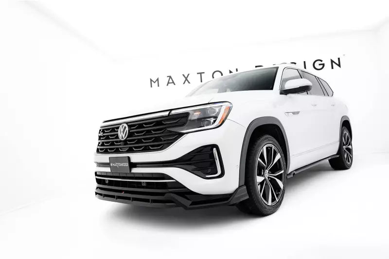 Maxton Design Frontlippe für VW Atlas R-Line Mk1 Facelift 2 Hochglanz schwarz – Ansicht 1