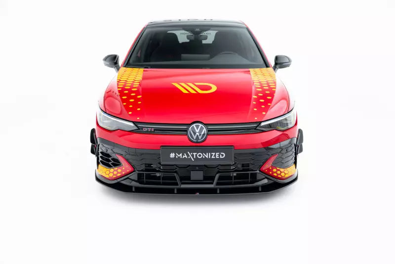 Maxton Design Street Pro Frontlippe für VW Golf 8 GTI Clubsport Facelift schwarz – Ansicht 2