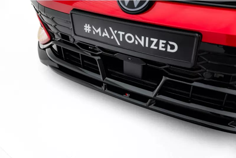 Maxton Design Frontlippe V.1 für VW Golf 8 GTI Clubsport Facelift Hochglanz schwarz – Ansicht 3