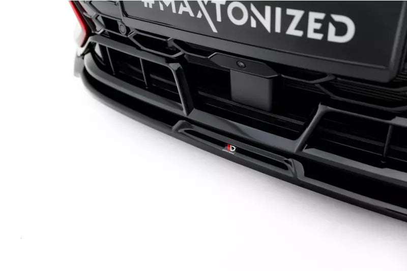 Maxton Design Frontlippe V.3 für VW Golf 8 GTI Clubsport Facelift Hochglanz schwarz – Ansicht 3