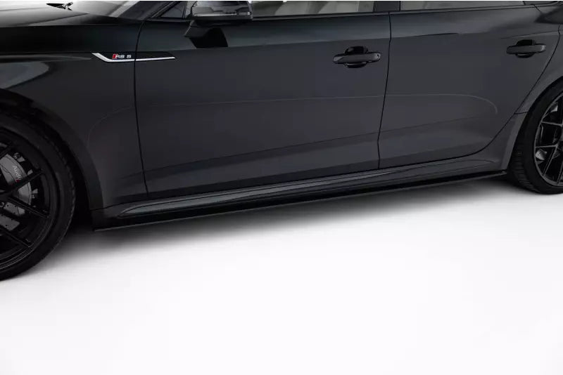 Maxton Design Street Pro Seitenschweller (Paar) für Audi RS5 Sportback F5 schwarz – Ansicht 1