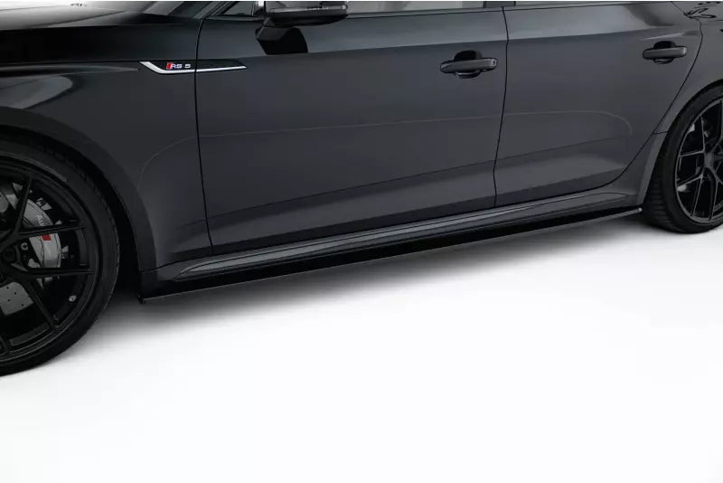 Maxton Design Seitenschweller (Paar) für Audi RS5 Sportback F5 Hochglanz schwarz – Ansicht 1