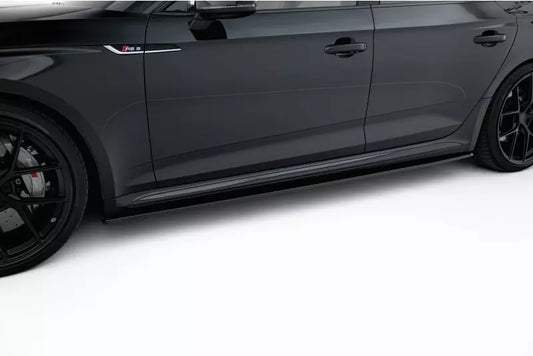 Maxton Design Seitenschweller (Paar) für Audi RS5 Sportback F5 Hochglanz schwarz – Ansicht 1