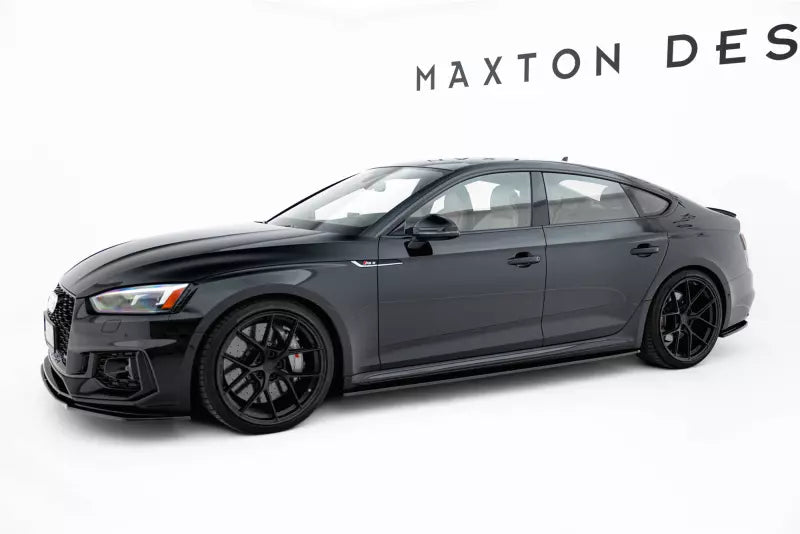 Maxton Design Seitenschweller (Paar) für Audi RS5 Sportback F5 Hochglanz schwarz – Ansicht 2