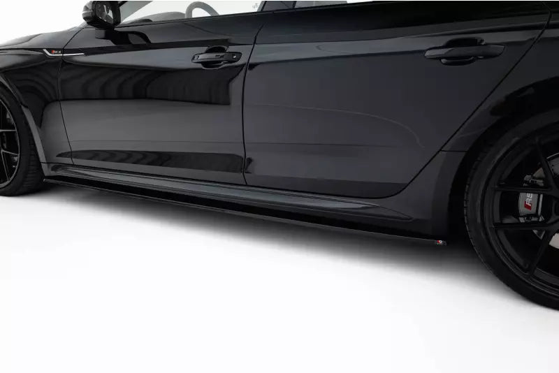 Maxton Design Seitenschweller (Paar) für Audi RS5 Sportback F5 Hochglanz schwarz – Ansicht 3