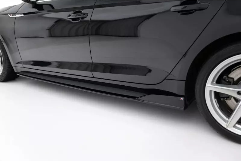 Maxton Design Seitenschweller (Paar) für Audi S5 / A5 S-Line Sportback F5 Hochglanz schwarz – Ansicht 3