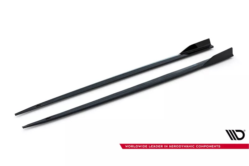 Maxton Design Seitenschweller (Paar) für Audi S5 / A5 S-Line Sportback F5 Hochglanz schwarz – Ansicht 4