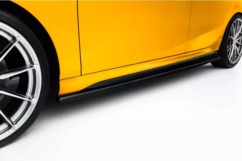 Maxton Design Seitenschweller (Paar) V.1 für BMW 1er M-Paket F70 Hochglanz schwarz – Ansicht 1