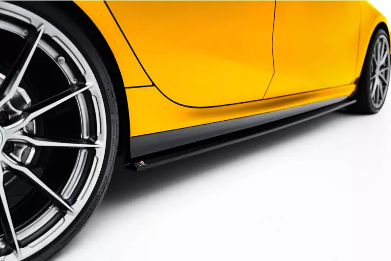 Maxton Design Seitenschweller (Paar) V.1 für BMW 1er M-Paket F70 Hochglanz schwarz – Ansicht 2