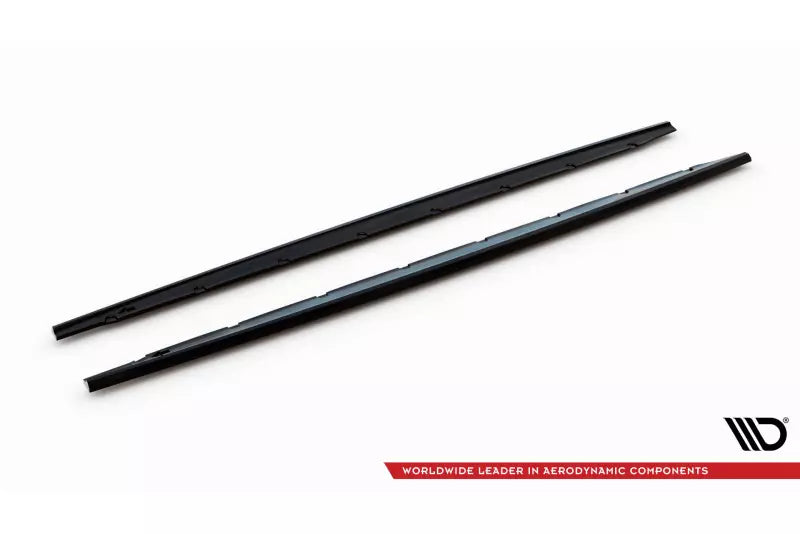 Maxton Design Seitenschweller (Paar) V.1 für BMW 1er M-Paket F70 Hochglanz schwarz – Ansicht 4