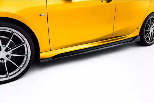 Maxton Design Seitenschweller (Paar) V.2 für BMW 1er M-Paket F70 Hochglanz schwarz – Ansicht 1