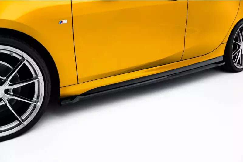 Maxton Design Seitenschweller (Paar) V.3 für BMW 1er M-Paket F70 Hochglanz schwarz – Ansicht 1