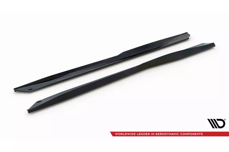 Maxton Design Seitenschweller (Paar) V.1 für Chevrolet Camaro SS Mk6 Facelift Hochglanz schwarz – Ansicht 4
