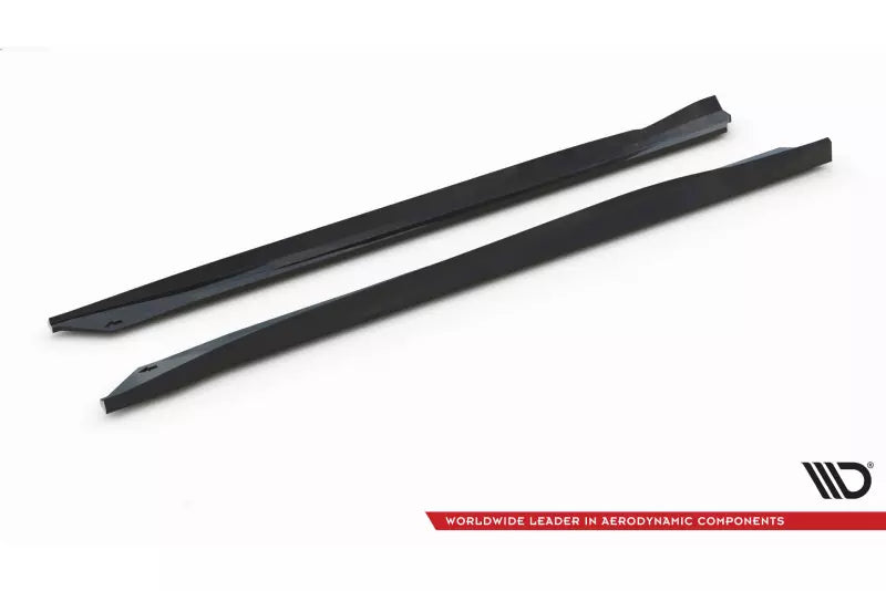 Maxton Design Seitenschweller (Paar) V.2 für Chevrolet Camaro SS Mk6 Facelift Hochglanz schwarz – Ansicht 4