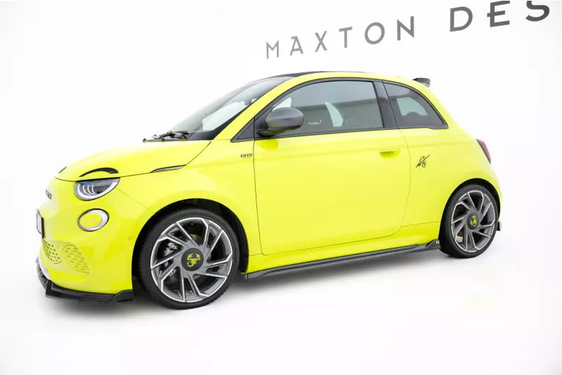 Maxton Design Seitenschweller (Paar) für Abarth 500e Hochglanz schwarz – Ansicht 2