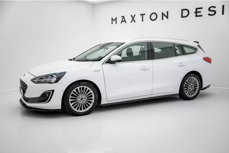 Maxton Design Seitenschweller (Paar) für Ford Focus Vignale Mk4 Hochglanz schwarz – Ansicht 2