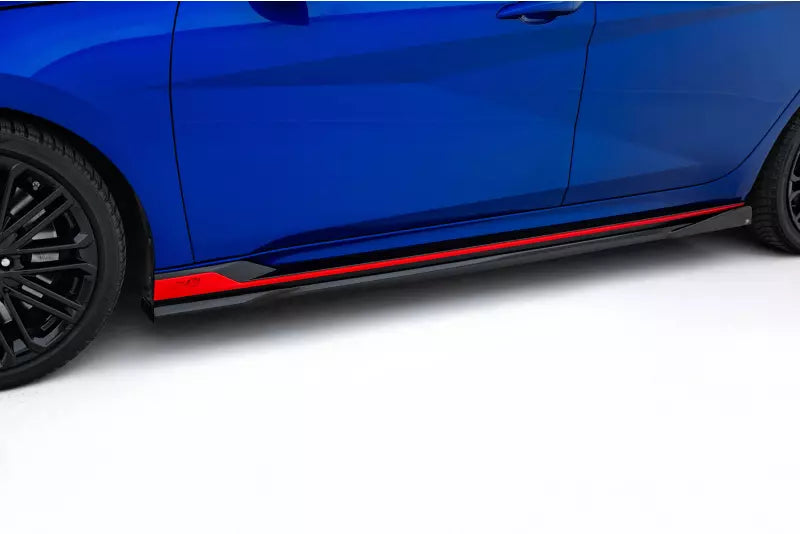 Maxton Design Seitenschweller (Paar) für Hyundai Elantra N Mk7 Hochglanz schwarz – Ansicht 1