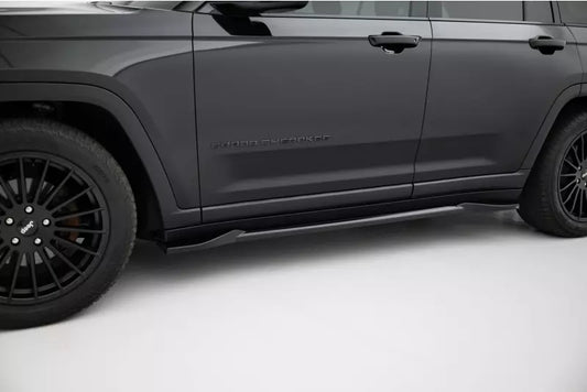 Maxton Design Seitenschweller (Paar) für Jeep Grand Cherokee Trailhawk Mk5 Hochglanz schwarz – Ansicht 1