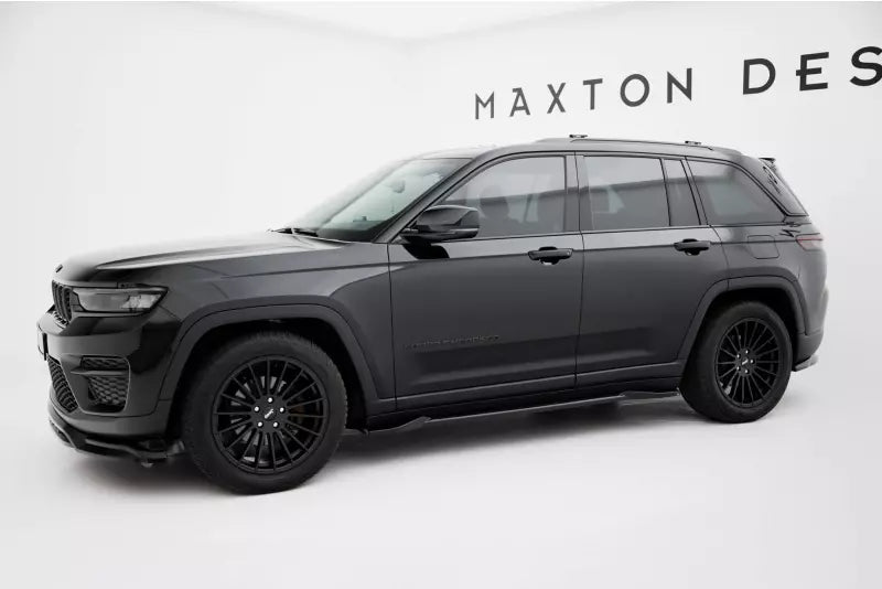 Maxton Design Seitenschweller (Paar) für Jeep Grand Cherokee Trailhawk Mk5 Hochglanz schwarz – Ansicht 2