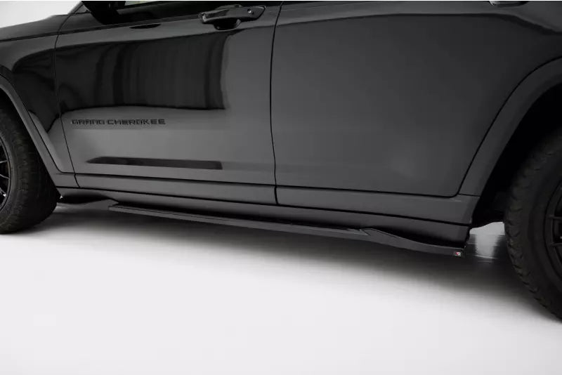 Maxton Design Seitenschweller (Paar) für Jeep Grand Cherokee Trailhawk Mk5 Hochglanz schwarz – Ansicht 3