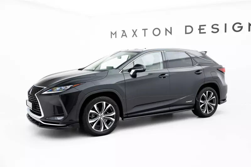 Maxton Design Seitenschweller (Paar) für Lexus RX Mk4 Facelift Hochglanz schwarz – Ansicht 2