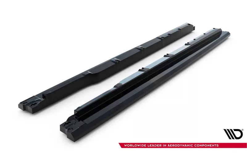 Maxton Design Seitenschweller (Paar) für Lexus RX Mk4 Facelift Hochglanz schwarz – Ansicht 4