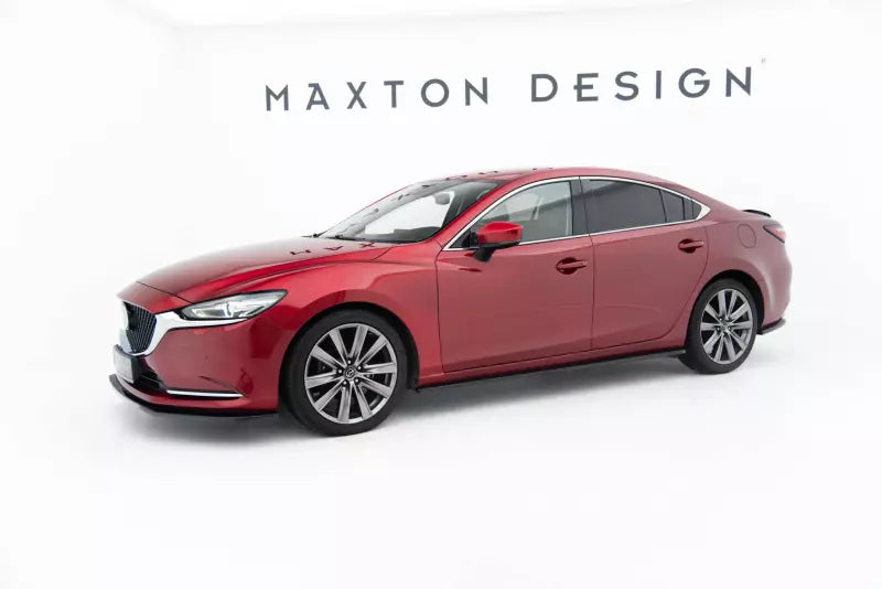 Maxton Design Seitenschweller (Paar) für Mazda 6 Limousine Mk3 Facelift Hochglanz schwarz – Ansicht 2