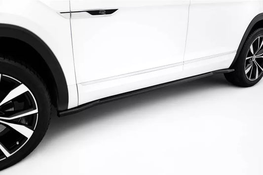 Maxton Design Seitenschweller (Paar) für VW Atlas R-Line Mk1 Facelift 2 Hochglanz schwarz – Ansicht 1
