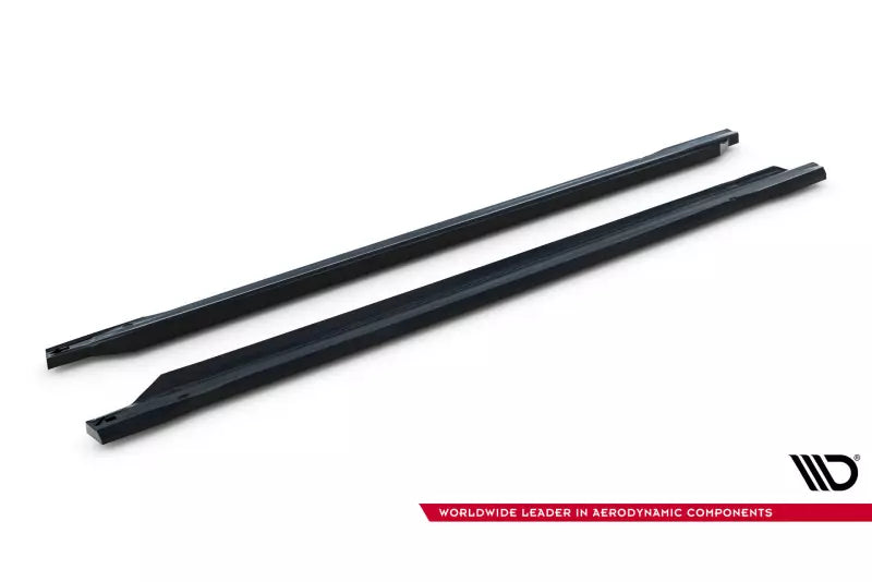 Maxton Design Seitenschweller (Paar) V.1 für VW Golf 8 GTI Clubsport Facelift Hochglanz schwarz – Ansicht 4