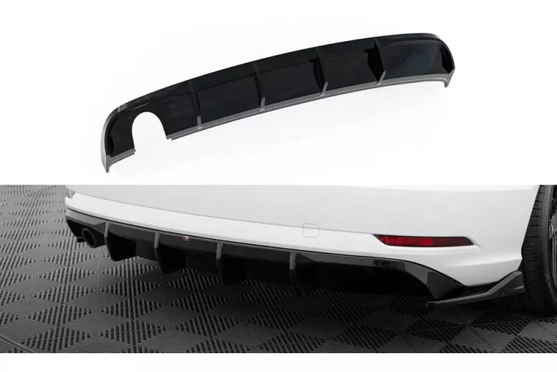Maxton Design Heckdiffusor V.1 für Audi A3 Limousine 8V Facelift Hochglanz schwarz – Ansicht 2