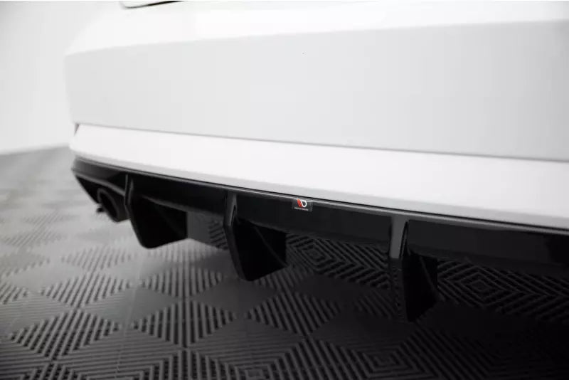 Maxton Design Heckdiffusor V.2 für Audi A3 Limousine 8V Facelift Hochglanz schwarz – Ansicht 3
