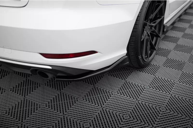 Maxton Design Diffusor Flaps V.1 für Audi A3 Limousine 8V Facelift Hochglanz schwarz – Ansicht 1