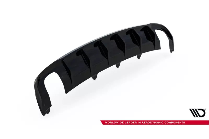 Maxton Design Heckdiffusor V.2 für Audi A4 B8 Facelift Hochglanz Schwarz – Ansicht 4