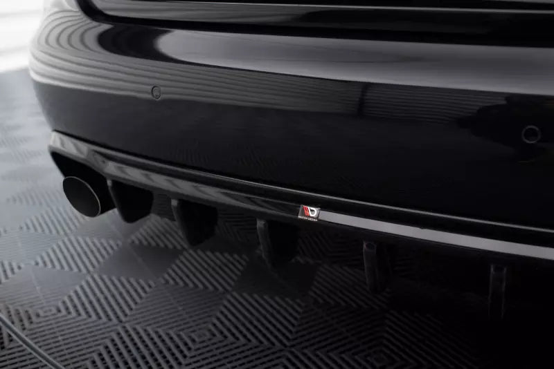 Maxton Design Heckdiffusor V.2 für Audi A4 B8 Hochglanz Schwarz – Ansicht 2