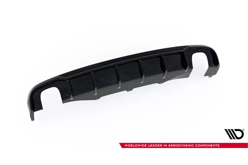 Maxton Design Heckdiffusor V.2 für Audi A4 B8 Hochglanz Schwarz – Ansicht 3